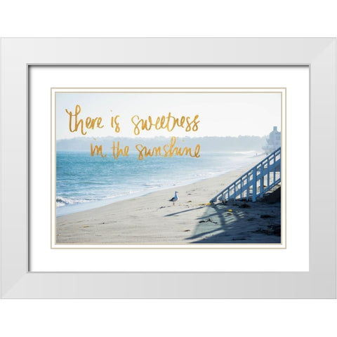Sweetness in the Sunshine White Modern Wood Framed Art Print with Double Matting by Stewart, Wil