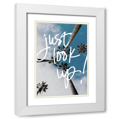 Fabulous Life At The Beach White Modern Wood Framed Art Print with Double Matting by Stewart, Wil