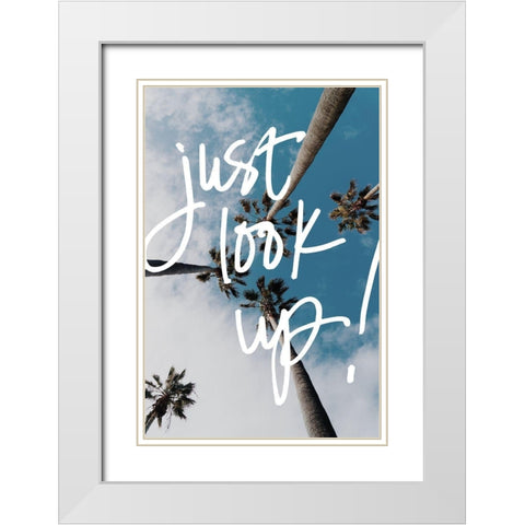 Fabulous Life At The Beach White Modern Wood Framed Art Print with Double Matting by Stewart, Wil