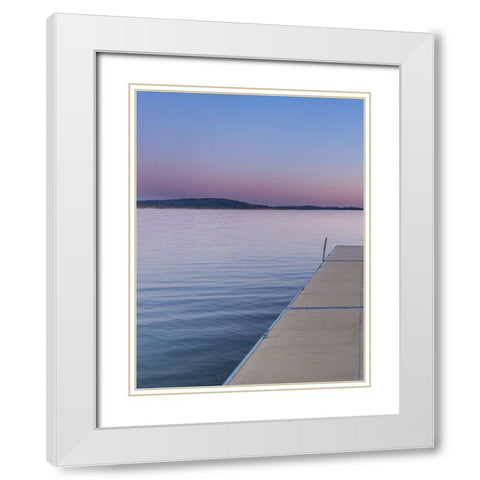 Days in Contemplation White Modern Wood Framed Art Print with Double Matting by Stewart, Wil