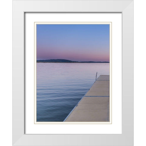 Days in Contemplation White Modern Wood Framed Art Print with Double Matting by Stewart, Wil