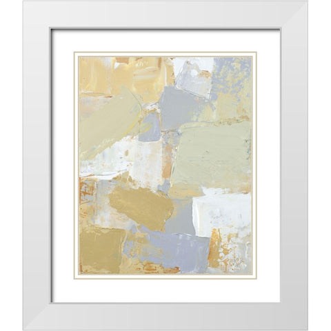 Beachside White Modern Wood Framed Art Print with Double Matting by Loreth, Lanie