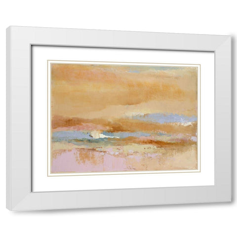 Sonoran Dusk White Modern Wood Framed Art Print with Double Matting by Loreth, Lanie