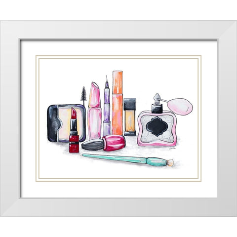 The Essentials White Modern Wood Framed Art Print with Double Matting by Ritter, Gina