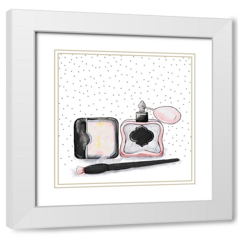 Getting Ready I White Modern Wood Framed Art Print with Double Matting by Ritter, Gina