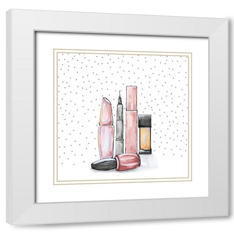 Getting Ready II White Modern Wood Framed Art Print with Double Matting by Ritter, Gina