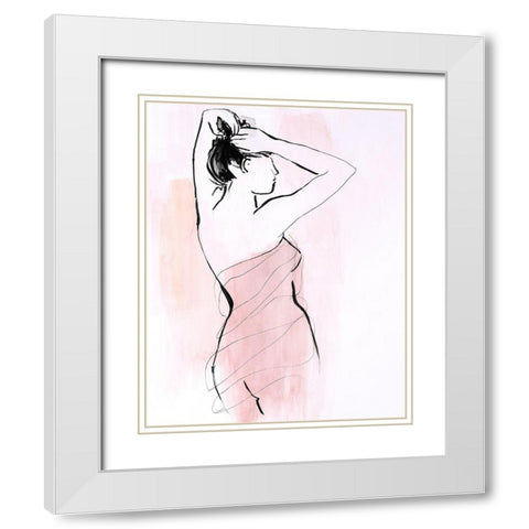 Getting Ready I White Modern Wood Framed Art Print with Double Matting by Loreth, Lanie