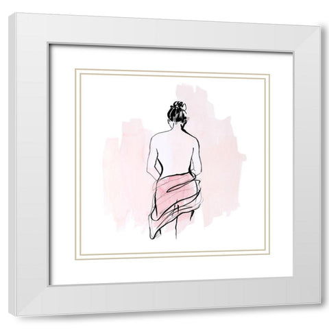 Thoughtful Moment I White Modern Wood Framed Art Print with Double Matting by Loreth, Lanie