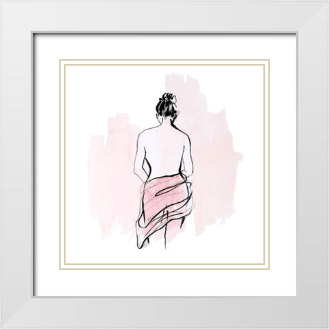 Thoughtful Moment I White Modern Wood Framed Art Print with Double Matting by Loreth, Lanie