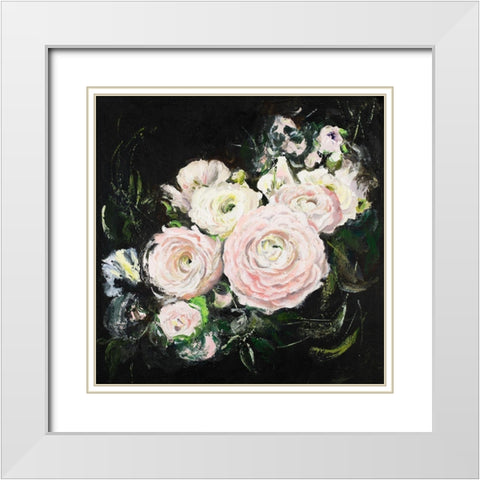 Romance White Modern Wood Framed Art Print with Double Matting by Pinto, Patricia
