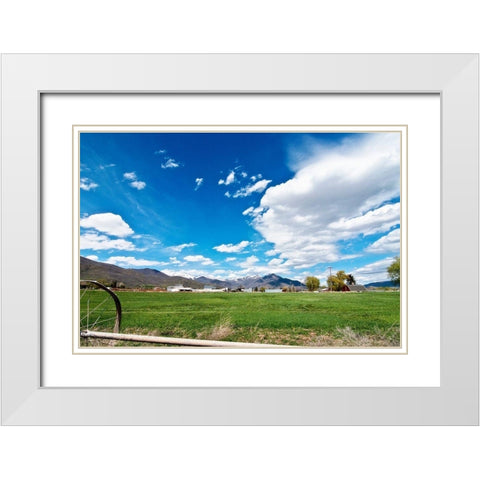 Life by the Mountains I White Modern Wood Framed Art Print with Double Matting by Nawrocke, Bruce
