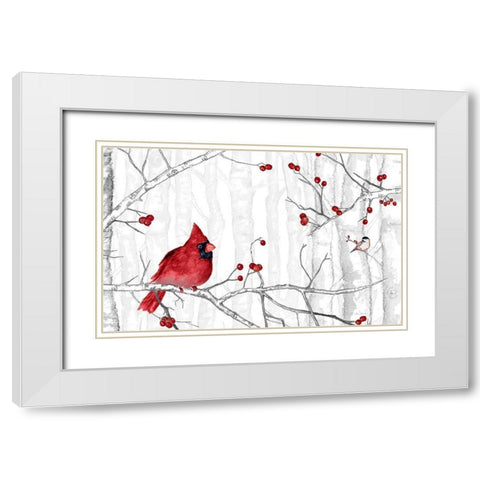 Holiday Tales Rectangle White Modern Wood Framed Art Print with Double Matting by Gaynor, Janice