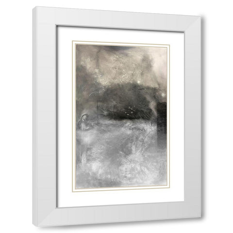 Silent Moments White Modern Wood Framed Art Print with Double Matting by Meneely, Dan