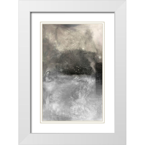 Silent Moments White Modern Wood Framed Art Print with Double Matting by Meneely, Dan