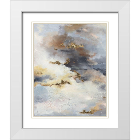 A Light in the Dark (vertical) White Modern Wood Framed Art Print with Double Matting by Pinto, Patricia