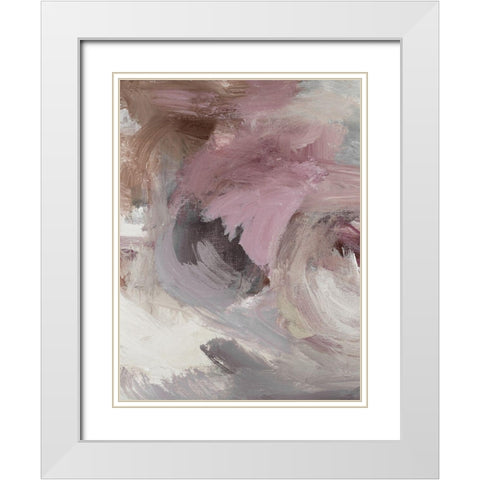 Rosewood I White Modern Wood Framed Art Print with Double Matting by Loreth, Lanie