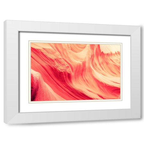 Solemn Movements I White Modern Wood Framed Art Print with Double Matting by ODell, Debbie