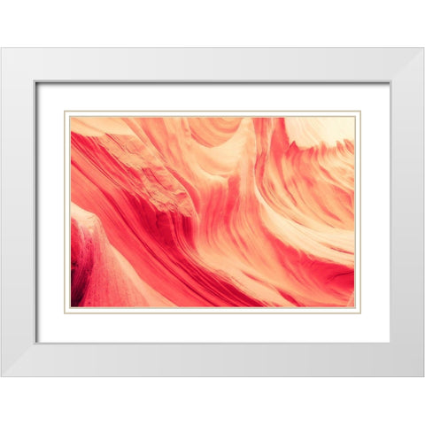 Solemn Movements I White Modern Wood Framed Art Print with Double Matting by ODell, Debbie