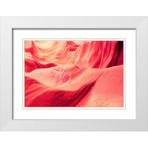 Solemn Movements II White Modern Wood Framed Art Print with Double Matting by ODell, Debbie