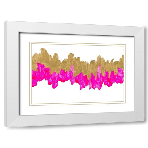 Bright Wavelength White Modern Wood Framed Art Print with Double Matting by Bryant, Susan