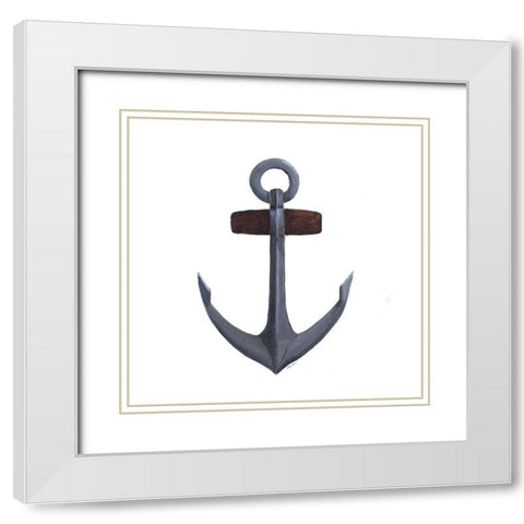 To the Sea I White Modern Wood Framed Art Print with Double Matting by Edwins, Hugo