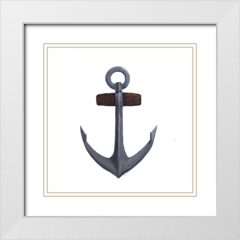 To the Sea I White Modern Wood Framed Art Print with Double Matting by Edwins, Hugo