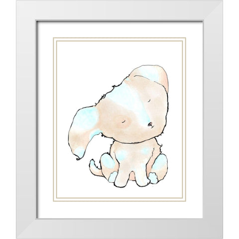 Rise and Shine White Modern Wood Framed Art Print with Double Matting by Diannart