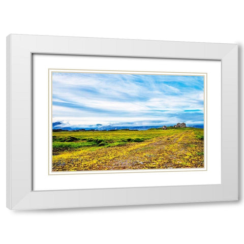 Abandoned Farm White Modern Wood Framed Art Print with Double Matting by Amos, Andy