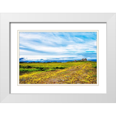Abandoned Farm White Modern Wood Framed Art Print with Double Matting by Amos, Andy