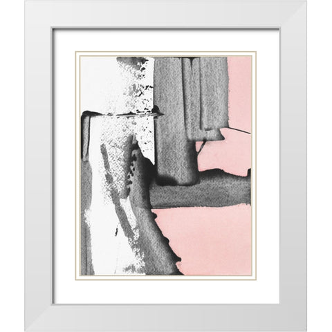 Urban View II White Modern Wood Framed Art Print with Double Matting by Loreth, Lanie