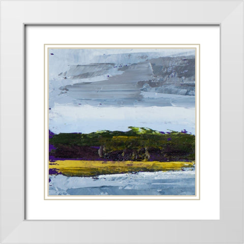 Overcast Days in Town I White Modern Wood Framed Art Print with Double Matting by Green, Jenny