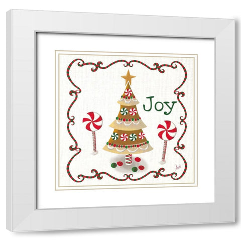 Gingerbread Forest III White Modern Wood Framed Art Print with Double Matting by Metz, Andi