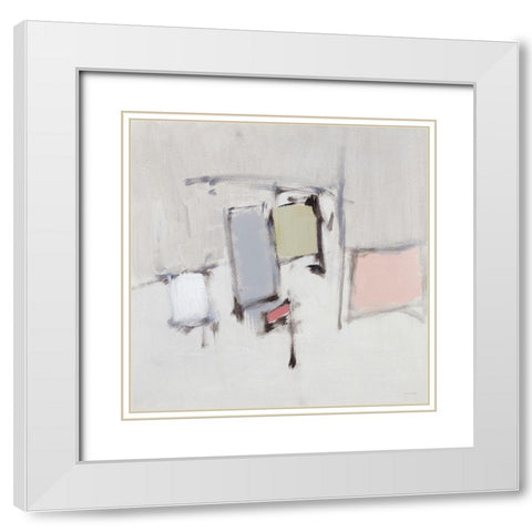 Midday Modern I White Modern Wood Framed Art Print with Double Matting by Loreth, Lanie