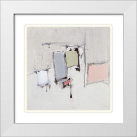 Midday Modern I White Modern Wood Framed Art Print with Double Matting by Loreth, Lanie