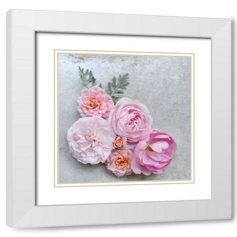 A Beautiful Array White Modern Wood Framed Art Print with Double Matting by Gardner, Sarah
