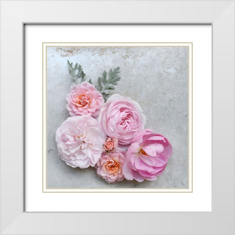 A Beautiful Array White Modern Wood Framed Art Print with Double Matting by Gardner, Sarah