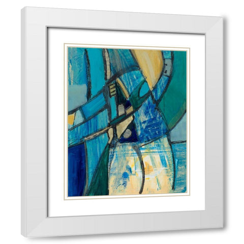 Rare Charm White Modern Wood Framed Art Print with Double Matting by Maria, Robin