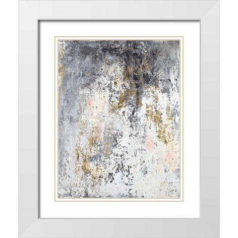 Rainy Day White Modern Wood Framed Art Print with Double Matting by Pinto, Patricia