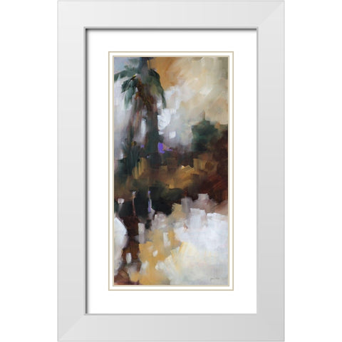 Remembrance I White Modern Wood Framed Art Print with Double Matting by Slivka, Jane