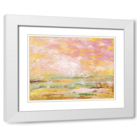 Morning Mood White Modern Wood Framed Art Print with Double Matting by Loreth, Lanie