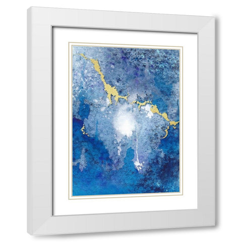 From Above II White Modern Wood Framed Art Print with Double Matting by Diannart