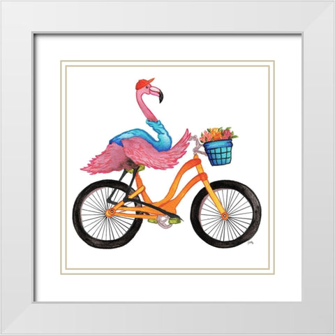 What a Wild Ride I White Modern Wood Framed Art Print with Double Matting by Medley, Elizabeth