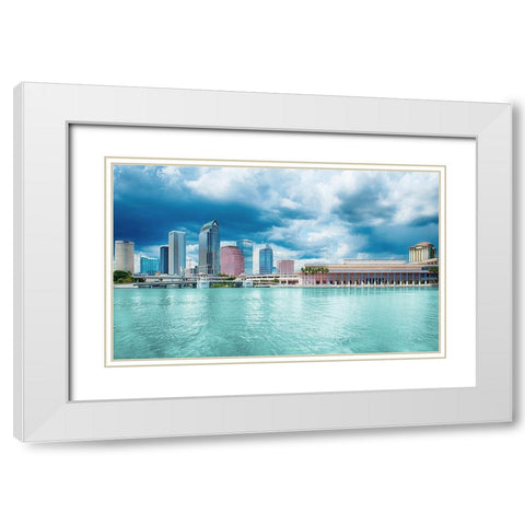 Crystal Clear White Modern Wood Framed Art Print with Double Matting by Bill Carson Photography
