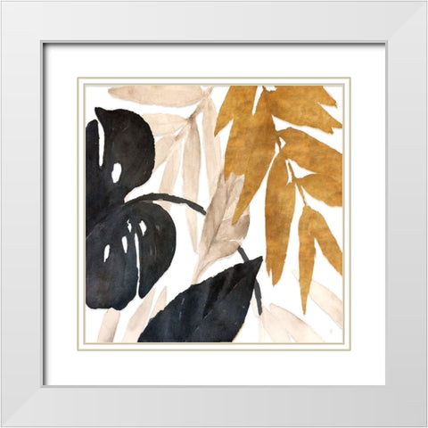 Modern Tropics I White Modern Wood Framed Art Print with Double Matting by Loreth, Lanie