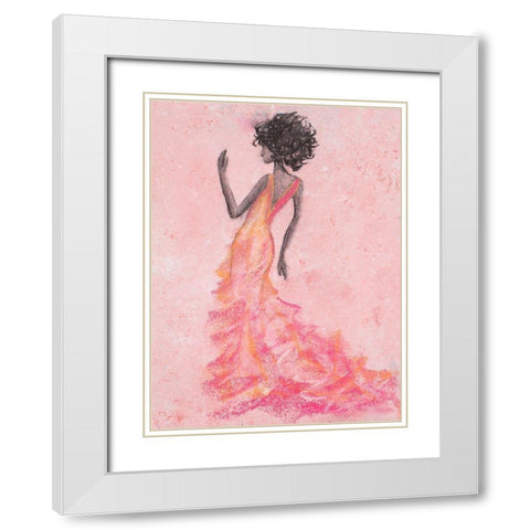 Xhose Woman in Pink White Modern Wood Framed Art Print with Double Matting by Ritter, Gina