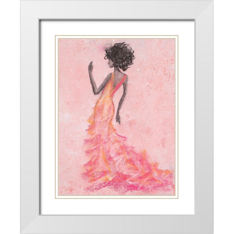 Xhose Woman in Pink White Modern Wood Framed Art Print with Double Matting by Ritter, Gina