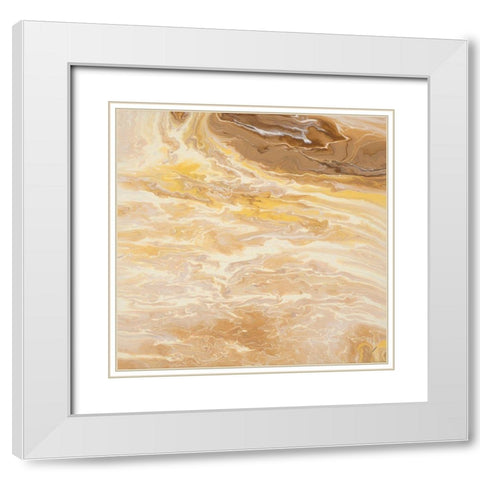 Oasis White Modern Wood Framed Art Print with Double Matting by Gonzalez, Roberto