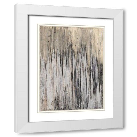 Downtown Blizzard I White Modern Wood Framed Art Print with Double Matting by Gonzalez, Roberto