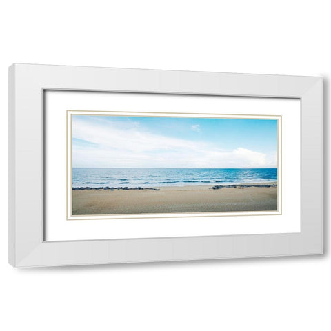 Calm and Still White Modern Wood Framed Art Print with Double Matting by Bill Carson Photography