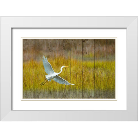 Golden Hour White Modern Wood Framed Art Print with Double Matting by Mansfield, Kathy